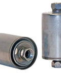 Premium Fuel Filter For Clean Fuel System, Quick And Easy Replacement, Durable Automotive Filter Showing Two Metal Filters