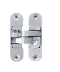 Hidden Cross Hinge For Wooden Doors Invisible Door Hardware 3D Adjustable 180 Degree Flat Folding Concealed Left Large Hinge