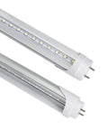 2Ft LED T8 Tube Ballast Bypass Daylight 5000K Dual End Lighting 1000 Lumens 10W 24W Fluorescent Replacement Clear Cover AC 85 265V