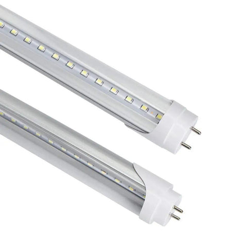 2Ft LED T8 Tube Ballast Bypass Daylight 5000K Dual End Lighting 1000 Lumens 10W 24W Fluorescent Replacement Clear Cover AC 85 265V