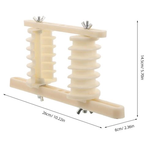 Plastic Coil Wire Winding Mold for Mini Motors and Micro Motors Six Layer Electrical Winding Frame for Precise Coil Placement Pro Grade Rewinding Tools for Micro Motor Repair Wide Applications 10.2 by 5.7 by 2.4 Inches 0.4 kW, 26cm x 6cm
