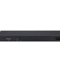 Hella Compact 1U Mini PC Barebone Rig With Intel Core I5-4200U Dual Core Chipset And Quad Port 2.5G Ethernet Cards back view with ports