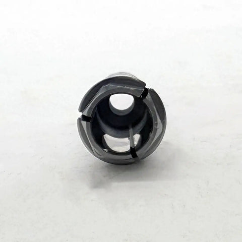 Front view of 8mm High Precision Collet Chuck Head for DGZ60E CNC Router Spindle 3 Slot Tool Holder