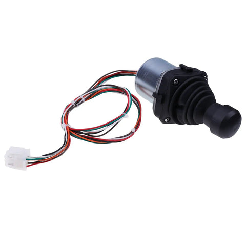 Heavy Duty Joystick Controller Replacement 1001118419 1600274 For JLG Boom Lifts, close-up of joystick with wires.
