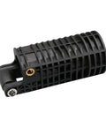 Rock Solid Bt50 Tool Holder Pot With 75 Degree Cup For CNC Milling And Engraving Machines, heavy duty black fixture side view.