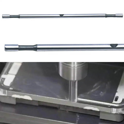 Metal Cutting Double Head Sheet Nibbler Cutter Drill Attachment in use on metal surface
