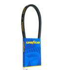 3L220 FHP Belt 0.38 In Top Width 22 In Length, static and oil resistant black drive belt with Goodyear packaging