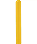 60 Inch Round Bollard Post Sleeve With Dome Top Hdpe Guard. Heavy duty yellow plastic for impact protection and UV resistance.