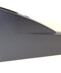 Left Frame Base Cap Replacement For Treadmills P140001-I1 Easy Install No Nonsense Fix For Home And Commercial Use Keeps Your Machine Running Smooth And Reliable. Side view of black plastic treadmill left frame base cap