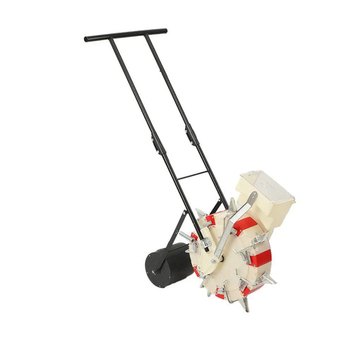 Manual Seeder With Seven Nozzles Hand Push Garden Seeder Roller Seed Spreader For Corn Beans Peanuts And More Precision Planting
