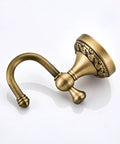 Robust Antique Brass Wall Mounted Coat Hook Single Rustic Hat Rack Fits Kitchen Entryway Or Bathroom Elegant Purse Hanger Rock Solid For Tight Spaces Daily, showcasing detailed design.