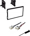 Nissan Double Din Car Stereo Dash Kit With Wire Harness And Antenna Adapter For 2005 2007 Pathfinder And 2005 2007 Xterra No Factory Nav Vehicles