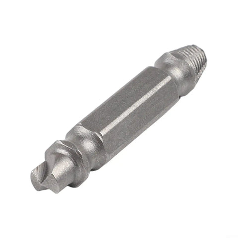 Heavy Duty Double Headed Screw Extractor Set 6 Pieces Removes Stripped Rusty Broken Bolts Like A Champ High Speed Steel Drill Bits 2-12mm narrow steel extractor bit