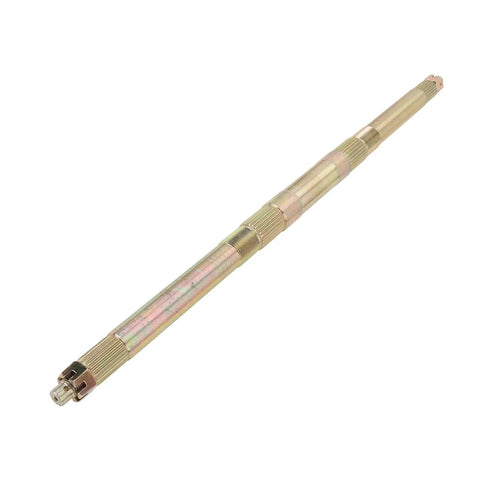 24 Inch Go Kart Rear Live Axle Assembly With 610mm Steel Alloy Shaft And 23T End And 28T Center Sprockets For ATV Quad Drift Trike DIY Performance Heavy Duty Rear Axle Wide Vehicle Compatibility
