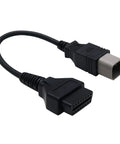 Six Pin To OBD2 CAN Diagnostic Tool Cable Adapter for BRP Can Am Motorcycles ATVs UTVs and Bikes OBD II 16 Pin to 6 Pin