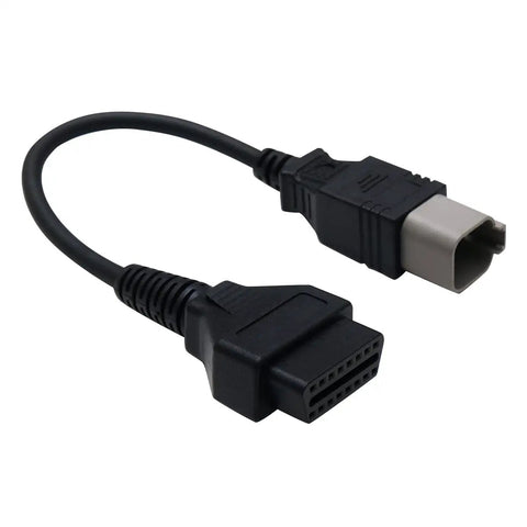 Six Pin To OBD2 CAN Diagnostic Tool Cable Adapter for BRP Can Am Motorcycles ATVs UTVs and Bikes OBD II 16 Pin to 6 Pin