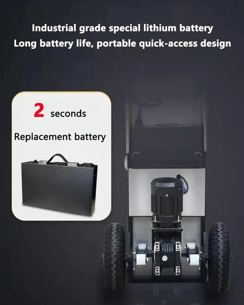 Smooth Electric Stair Climber Hand Truck Battery Powered Trolley Motorized Moving Cart For Home Relocation Heavy Duty Loader Tool with lithium battery.