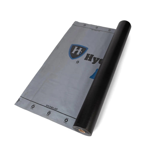 Heavy Hitter Synthetic Roof Underlayment Backed By A Lifetime Warranty For Tough Roof Replacement Jobs Featuring Crisp Pre Printed Nailing Lines For Incredibly Fast Smooth Install On Ten Square Rolls, shown in 48" wide roll.