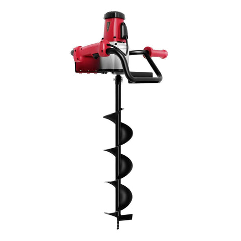 Powerful Pro Grade Electric Post Hole Digger 1500W Earth Auger Drill With 4 Inch Bit Extension for Tree Planting