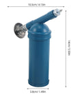 Mini Manual Grease Gun 80cc With Lock On Coupler And Precision Nozzle For Excavators And Cars Leak Proof Oiler In Sky Blue