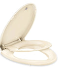Elongated Toilet Seat With Built In Potty Training Seat For Kids And Adults Kid Friendly Design Slow Close Never Loosen