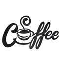 Metal Coffee Bar Sign Rustic Kitchen Wall Decor For Home Cafe Station Vintage Farmhouse Art With Steam Cup Design
