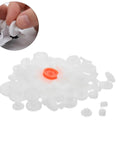 Top-Shelf Mini Plastic Gear Kit With Mechanical Project Parts Small Motor Components And DIY Hobby Accessories For School Engineering Models, assorted white gears.
