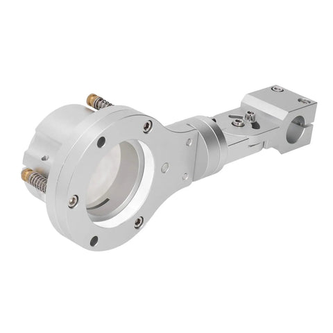 Upgrade Your Rig With This Heavy Duty Aluminum Alloy CNC Torch Clamp Holder Designed for 40mm Plasma Cutters and 25mm Lifting Rods. Silver aluminum design.
