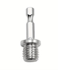 Heavy Duty Quarter Inch Hex Shank Drill Adapter With M14 Screw Thread connecting rod, made of high speed steel for angle grinders.