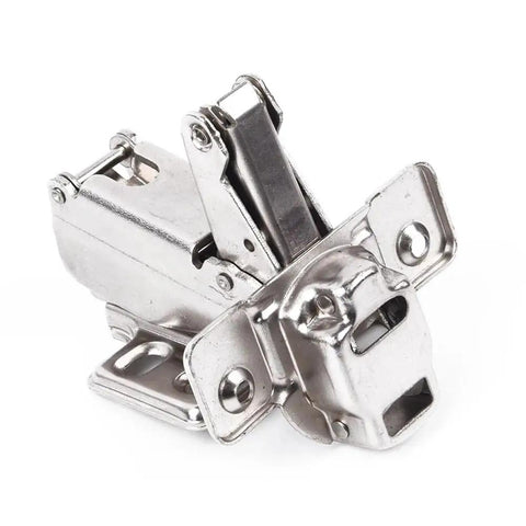 Stainless Steel Cabinet Door Hinge With Hydraulic Soft Close Damper For Cupboard Furniture Hardware 1 Pack Heavy Duty
