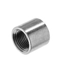 Top Shelf Built Tough 316 Stainless Steel Half Coupling Pipe Fitting Class 3000, 1 Inch NPT Female end view.