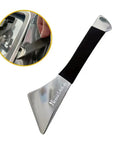 Stainless Steel Skid Plate For Car Interior And Exterior Protection, Rearview Mirror Removal Tool with sharp edge and grip