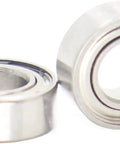 2 Pack SMR148ZZ MR148ZZ ABEC-7 Precision Ball Bearings 8x14x4mm Shielded Stainless Steel Hybrid Ceramic, close-up view