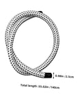 Heavy Duty Garment Steamer Hose Replacement For High Temperature Flexible Tube with 140cm length and 2.5cm diameter