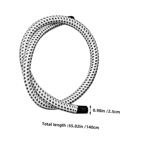 Heavy Duty Garment Steamer Hose Replacement For High Temperature Flexible Tube with 140cm length and 2.5cm diameter