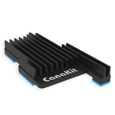 Mega Heat Sink from Raspberry Pi 5 Starter Kit PRO Turbine Black With 8GB RAM And 128GB Micro SD Card Preloaded With 64 Bit Raspberry Pi OS