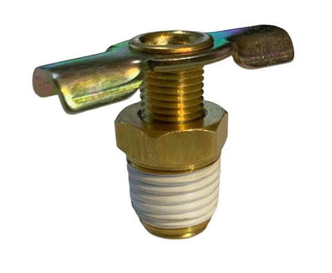 American Made Brass Body Compressor Drain Valve With Zinc Plated Handle For Ingersoll Rand 32027120 heavy duty air tool accessory