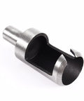 Built Tough Heavy Duty Eight Piece Wood Plug Cutter Set Forged From Premium Carbon Steel with tapered half inch round shank.