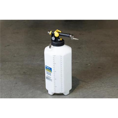 Fluid Extractor Dispenser For Evacuating And Refilling Reservoirs, Topping Off And Bleeding Hydraulic Brake And Clutch Systems, 5.3 Gallon Capacity, 120 PSI, Vacuum Or Positive Pressure, Compressed Air Ready, Pro Grade Heavy Duty