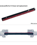 X Axis MGN12H Linear Guide Rail Kit 3.0 for Ender 3 S1 S1 Pro, shown as special profile for S1 linear rail replacement.