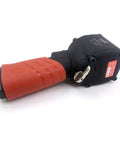 Workhorse Grade Pneumatic Air Impact Wrench Half Inch Drive Twin Hammer Design showcasing front angle with handle and control knob.
