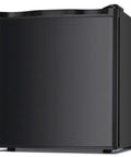 Straight Up Chilling 1.1 Cubic Foot Upright Mini Freezer With Reversible Single Door and Dial In Temp Settings featuring sleek black finish.