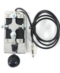 Shortwave Telegraph Key For Precise Morse Code Transmission, 6.5mm Connector, Copper Casing, Iron Base, Pure Silver Contacts top view