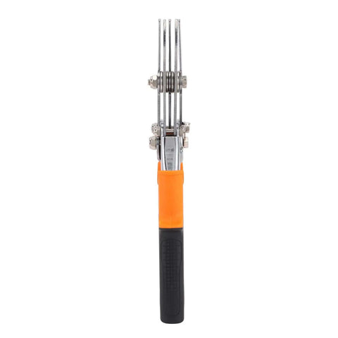 Heavy Duty Five Blade Sheet Metal Crimping Tool With A 1.61 Inch Throat for HVAC use, front view