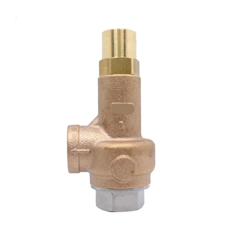Heavy Duty Cast Bronze Safety Relief Valve 2 Inch DN50 Size, vertical view showing solid construction for steam water oil pipelines.