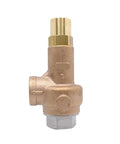 Heavy Duty Beefy Cast Bronze Pressure Relief Valve 1.5 Inch DN40 showcasing bronze housing for steam water oil safety control.