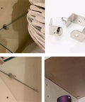 Heavy Duty Shelf Brackets For Cabinets And Shelves, metal support pins and pegs, wall mount storage brackets, solid steel close-up