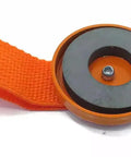 All-Terrain Lock Out Key For UFP Surge Brake Trailer With Magnetic Strap And Heavy Duty Steel Laser Cut Bright Orange Finish Off Road Ready