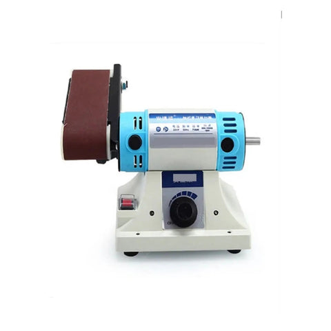 Kickass Desktop Belt Sander And Engraving Machine Featuring Rock Solid 750W High Power Motor, compact design with sanding belt.
