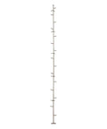 20 Ft Rapid Climbing Sticks For Tree Stands And Hunting, 4 Pack Of 5 Ft Sections, shown as vertical steel section